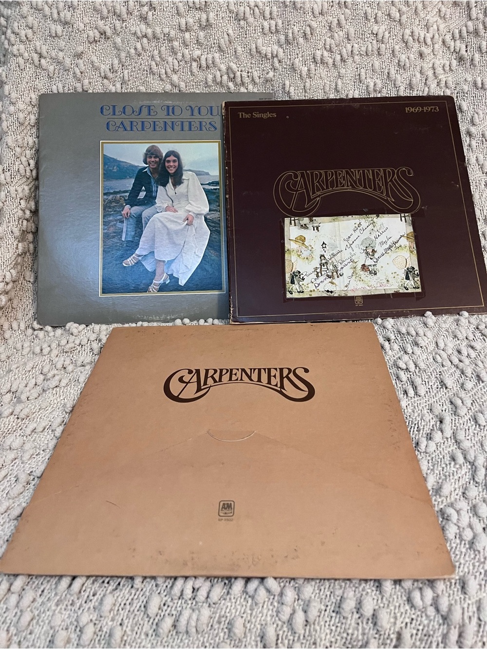 Lot of 3 Carpenters Records